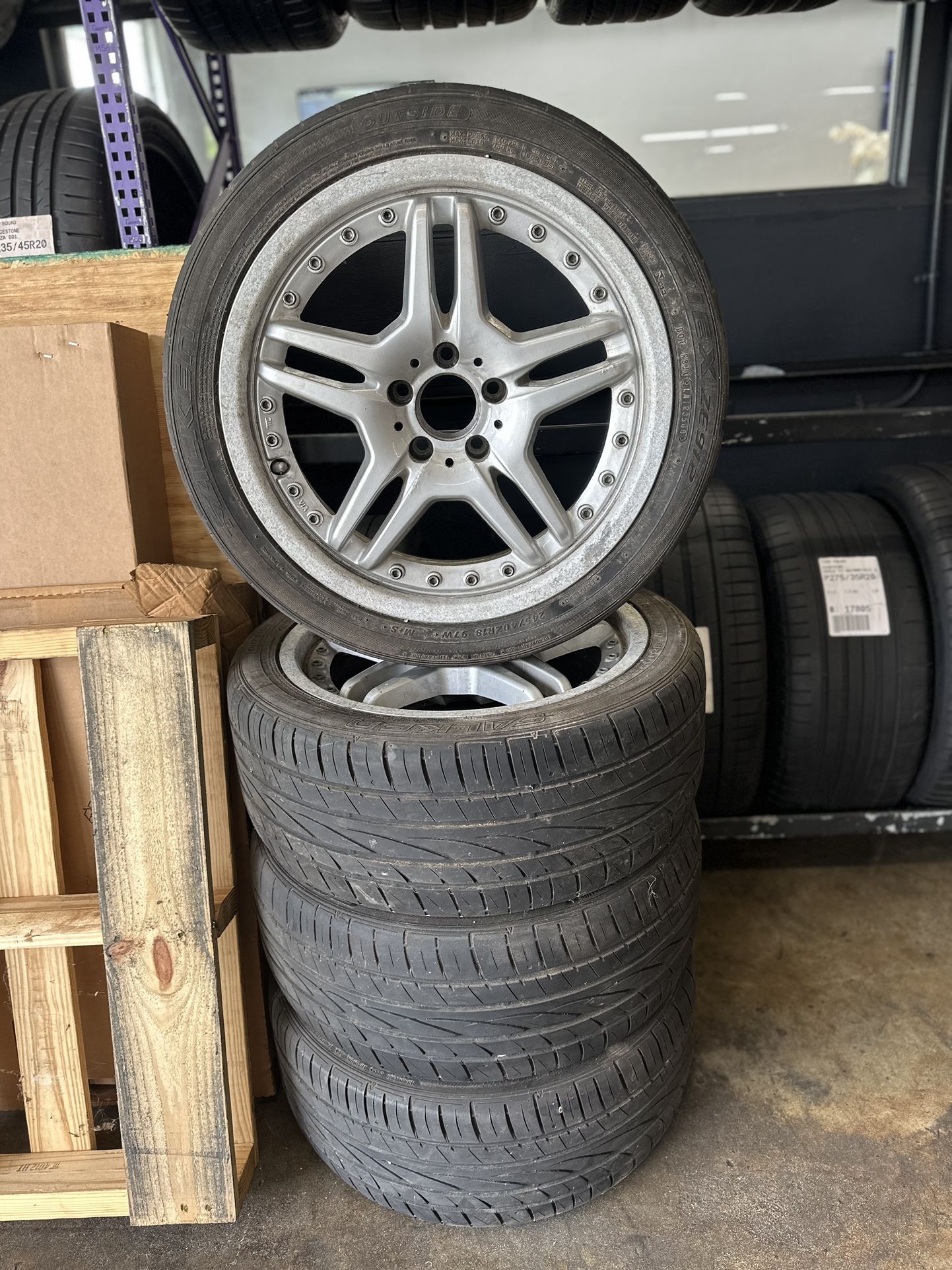 Mercedes Original Wheels And Tires Tire Squad Miami