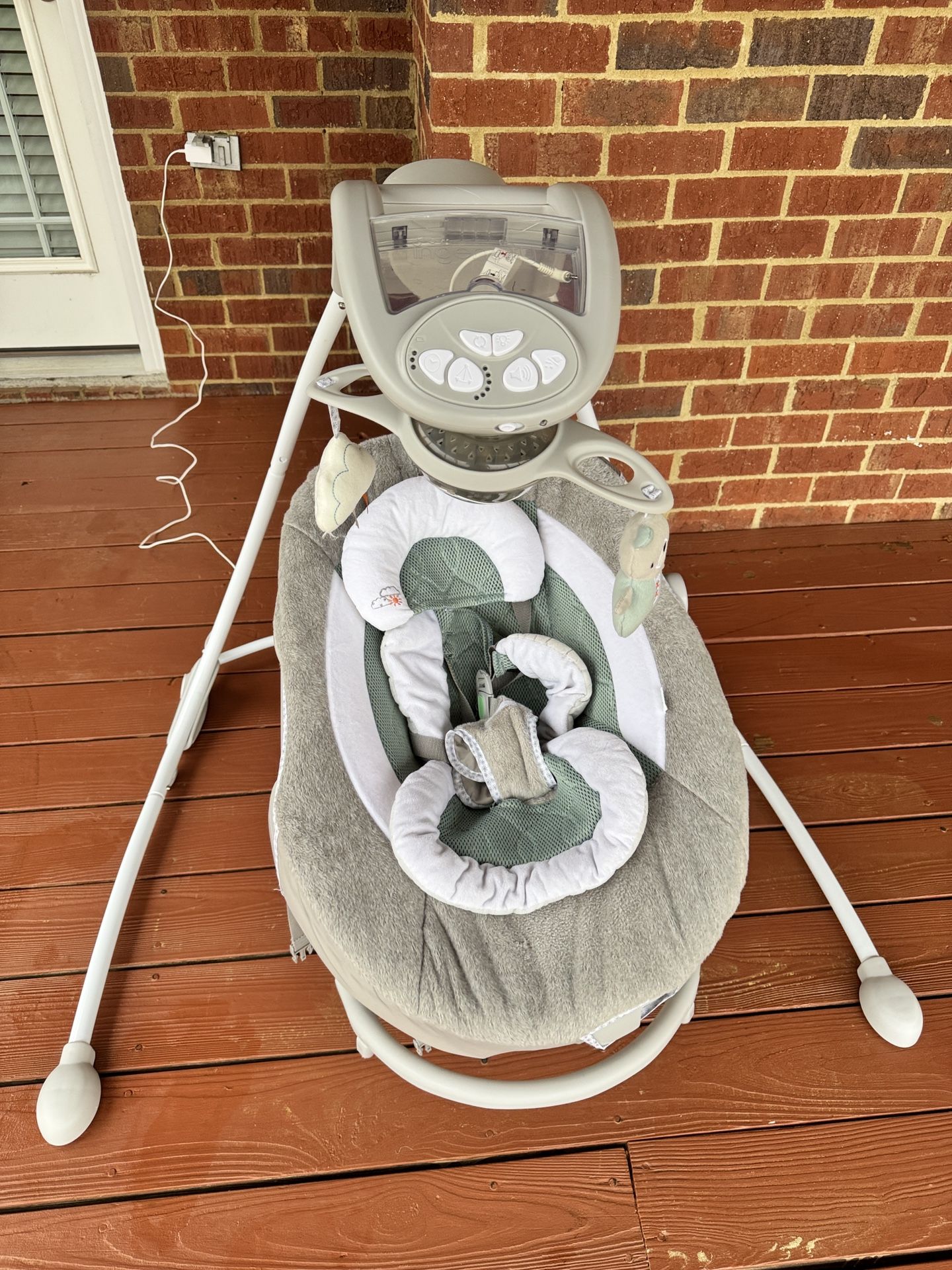 Ingenuity InLighten Soothing Swing Rocker Pemberton