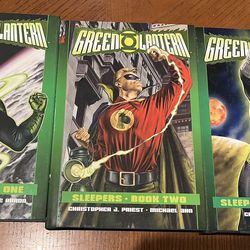 Green Lantern Sleepers Trilogy Complete Set 