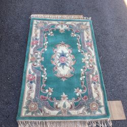 Peking Collection Hand/knotted floral motif Wool Rug