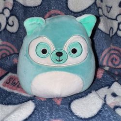 Squishmallow: Aqua Raccoon 2”
