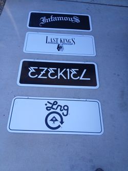 Vintage Skate Board Clothing Store Window Hanger Displays Metal 3 FT By 14 Inch Double Sided  Early 2000's Y2k Man Cave Garage Signs  