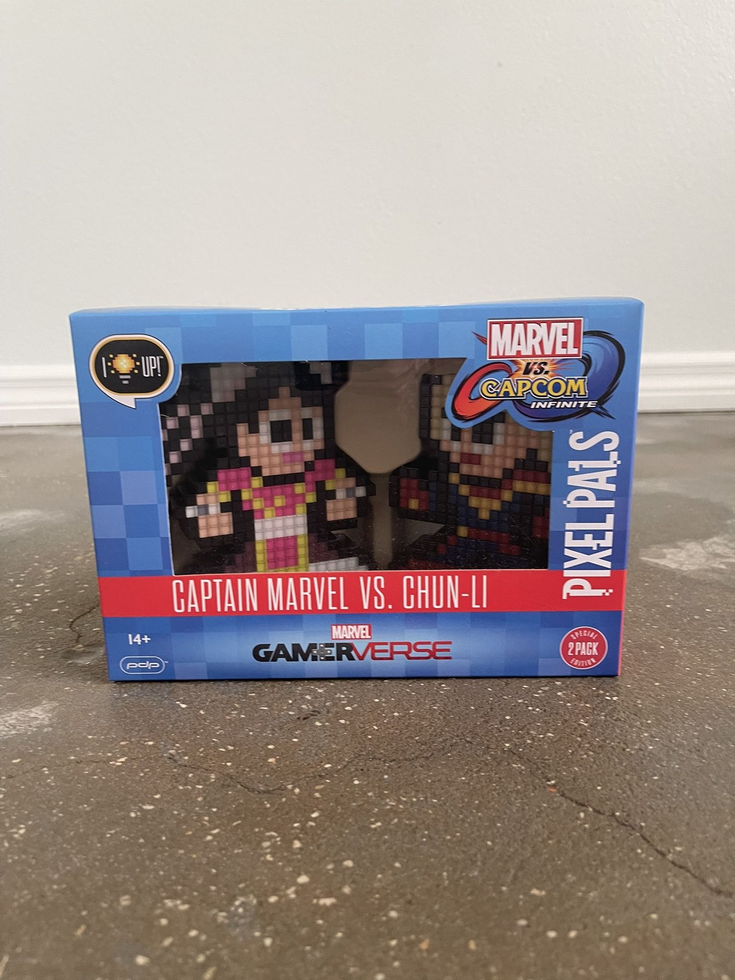 Pixel Pals ~ SEALED ~ Captain Marvel Vs. Chun-Li
