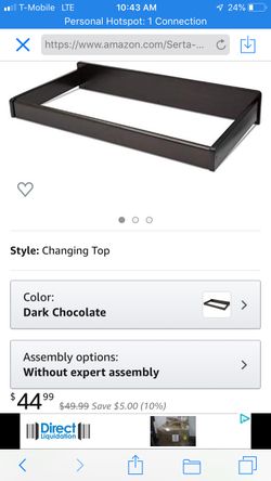 new in box changing top
