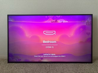 49” Sharp Roku TV + Wall Mount