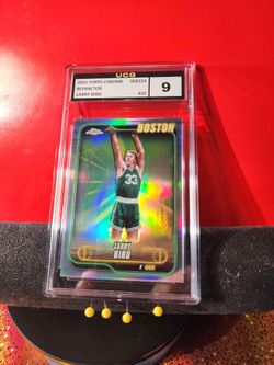 2025 Topps Chrome Larry Bird #32 Refractor #32 UCG 9 MINT