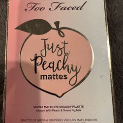 New Too Faced Just Peachy Mattes Eyeshadow Palette