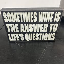 Wine Wall Art 12x8x2