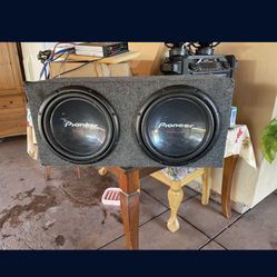 12s Subwoofer and Amplifier 