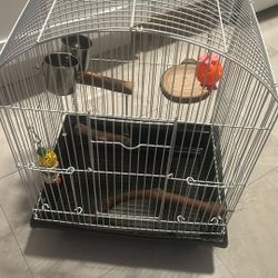 Bird Cage With accessories