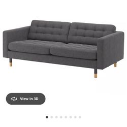IKEA Sofa, Gunnard Dark Grey