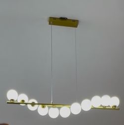 Pearl linear chandelier