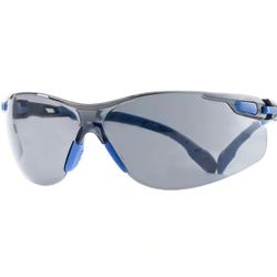 Anti-Fog Goggle with Scotchgard Protector, Black/Blue with Gray Lens