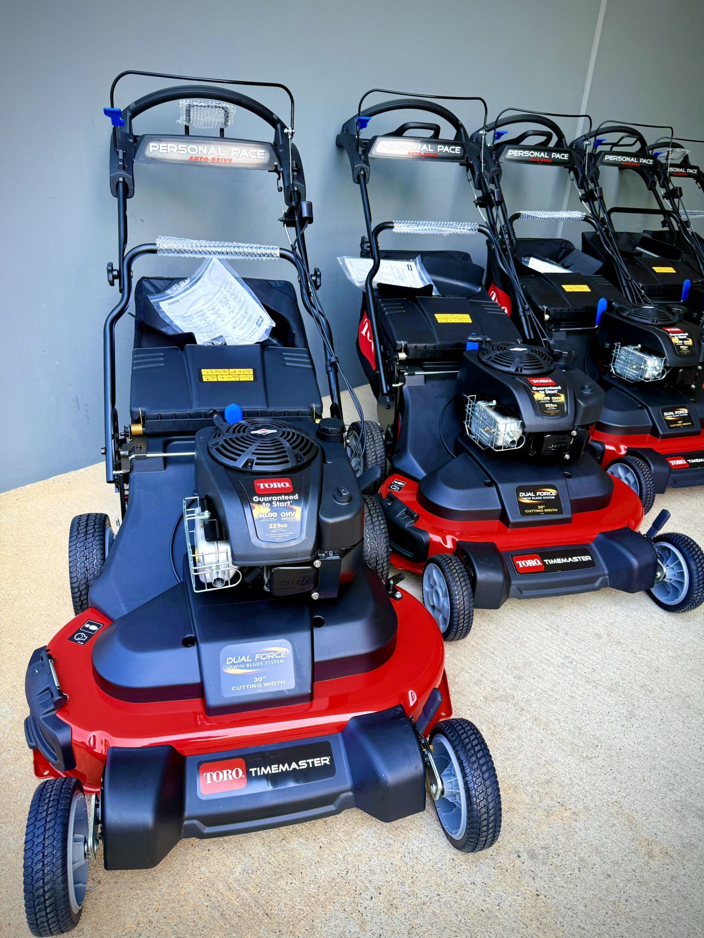 Brand new Toro TimeMaster with Personal Pace 30-in Gas Self-propelled lawn mower with 223-cc Briggs
