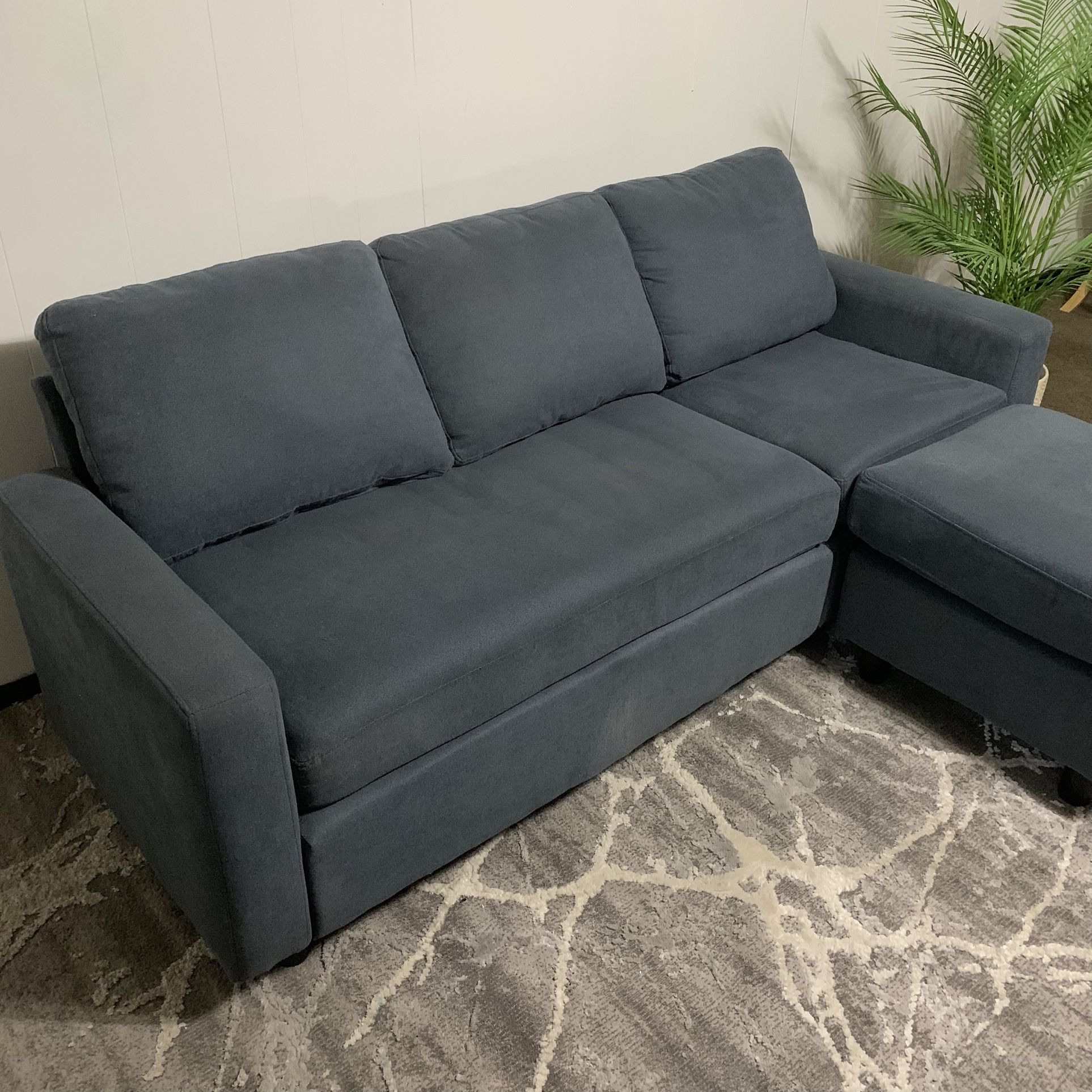 Small Couch W/ Ottoman Only $100!!