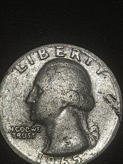 Washington quarter 1965