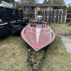 1986 Pioneer Boat With Yamaha 115 Outboard 