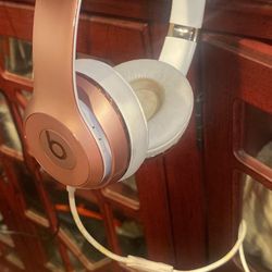 Pink Beats headphones