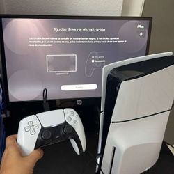 Playstation 5 Slim 1tb Con su Control Y SUS Cables