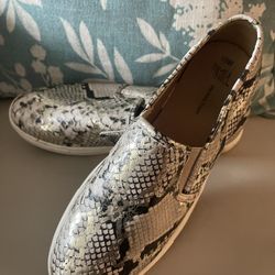 Metallic Slip Ons