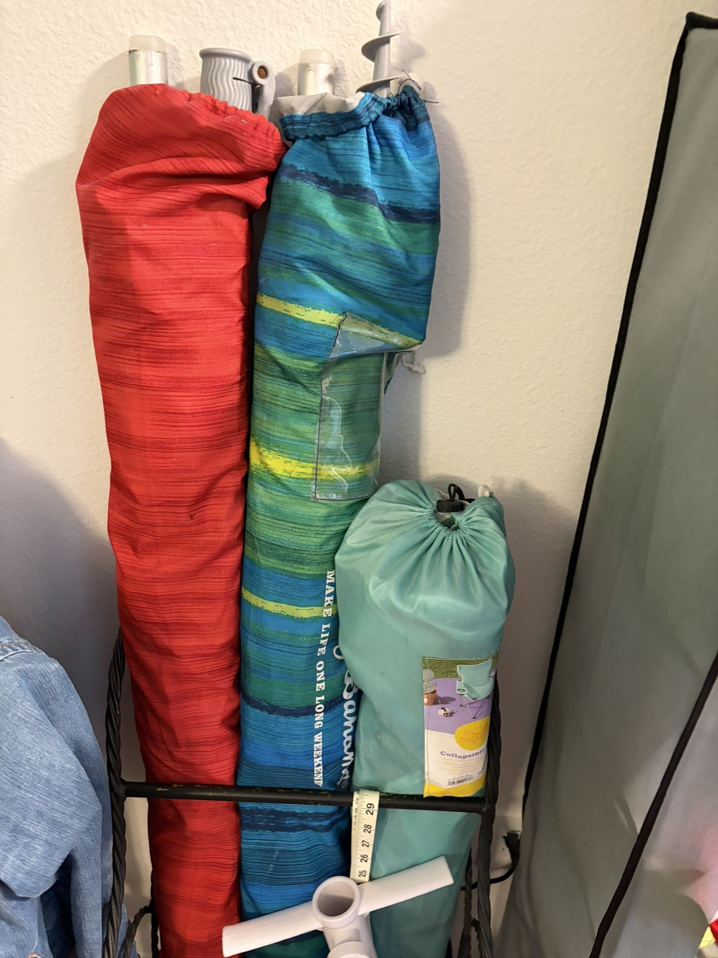 Beach Umbrella and Chair