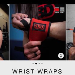 SBD WRIST WRAPS Weight Lifting