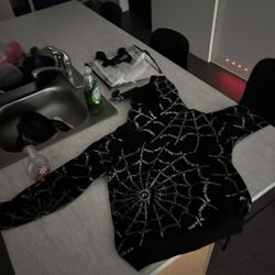Palm Angels Spiderweb Hoodie