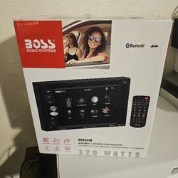 BOss Audio System   Bluetooth  DVD/MP3/AM/FM Receiver