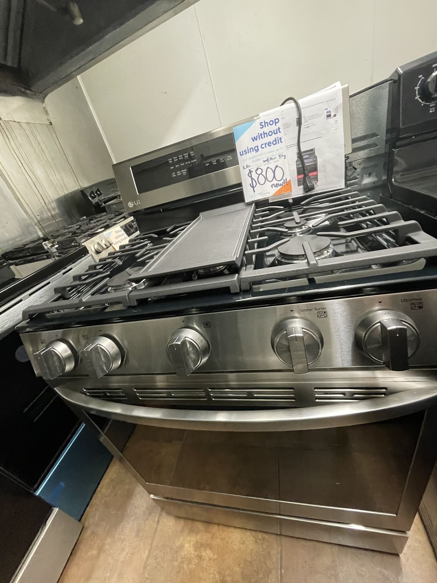 Electric And Gas Stove