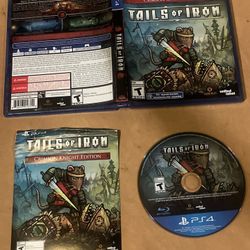 PlayStation 4 PS4 Game Tails Of Iron Crimson Knight Edition