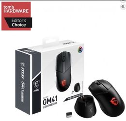 msi Clutch GM41 Lightweight Wireless Gaming Mouse & Charging Dock