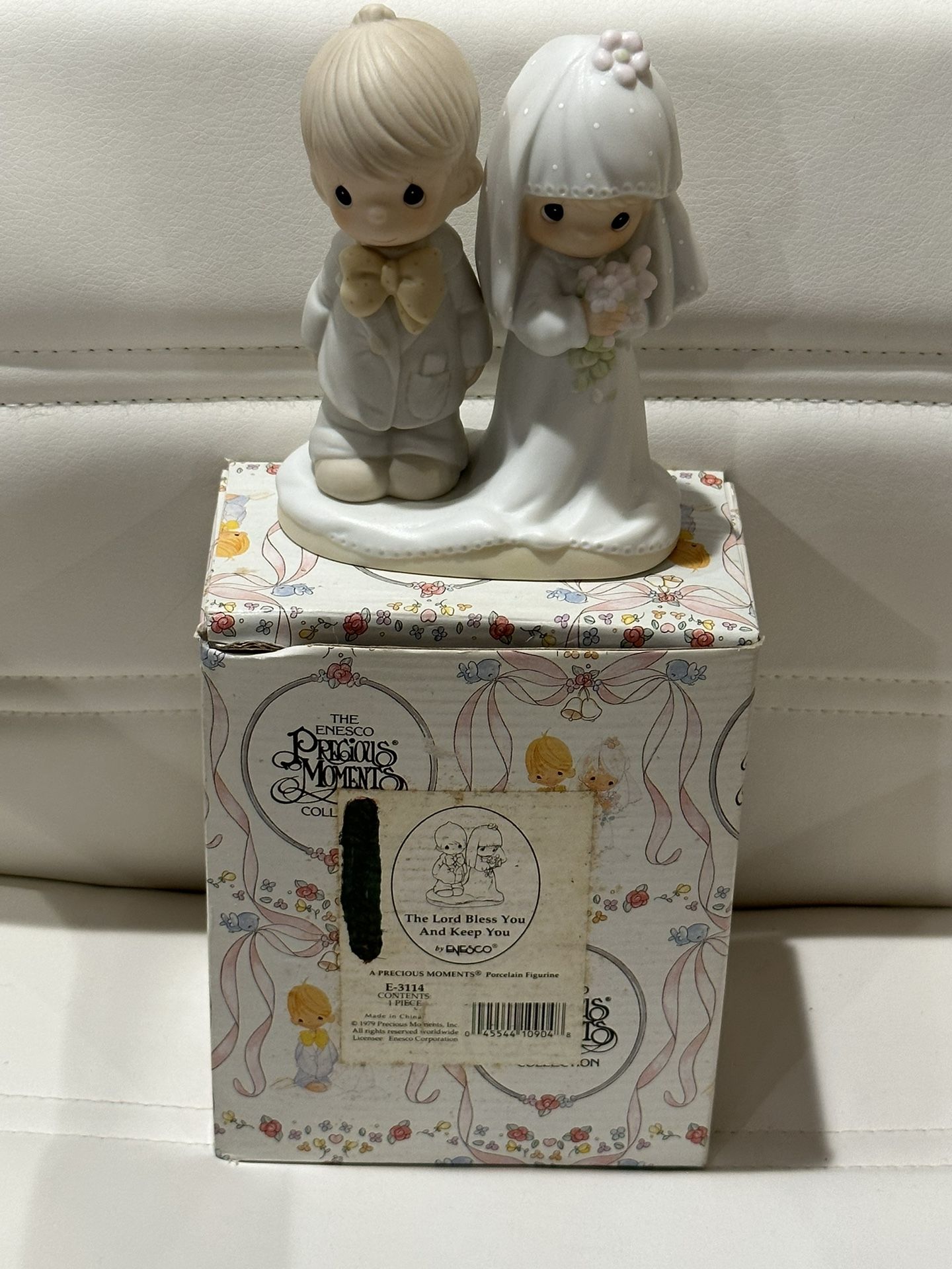 Precious Moments "The Lord Bless You And Keep You" Wedding Collectible #E-3114