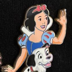 Snow White and Dalmatian Disney pin