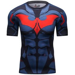 Batman red hood athletic stretch shirt