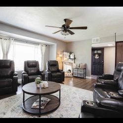 Four Recliner chairs for sale in good condition. Perfect for relaxing, watching TV, or reading. Clean, sturdy, and r