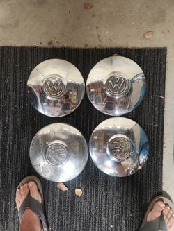 1974 vw bus hub caps all 4