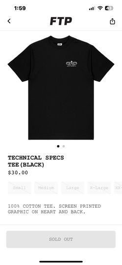 FTP Technical Specs tee