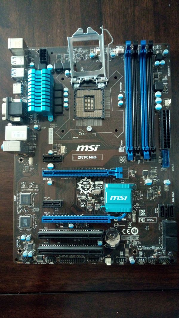 MSI Z97 PC Mate LGA 1150 Intel Z97 SATA 6Gb/s HDMI USB 3.0 ATX Intel