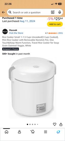 Small rice cooker or 1 or 2 people