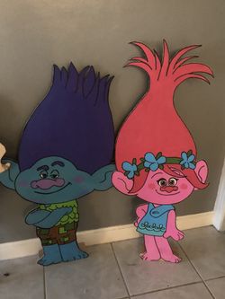 Party Wooden characters for sale must go!