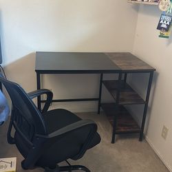 Desk + Chair Set — Clean, Simple & Ready to go!
