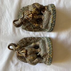 Elephant Figures Bookends