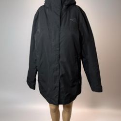 The North Face Womens City Breeze Down Insulated Hooded Parka Coat M Black