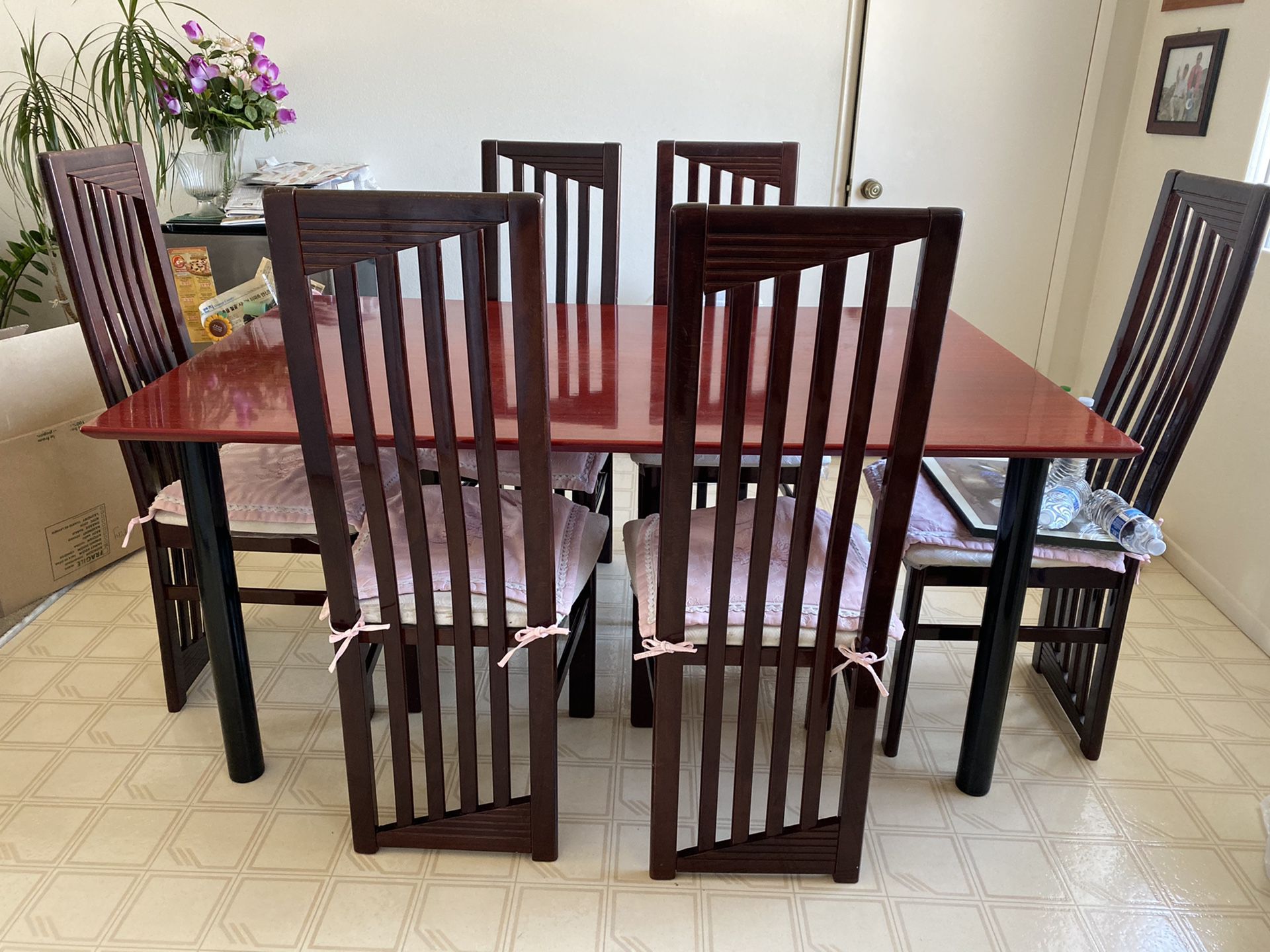 Italian Dining Set with six chairs