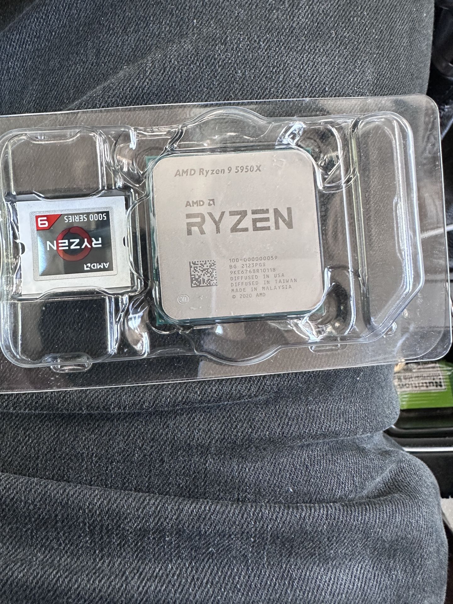 Used AMD Ryzen 9 5950 X.