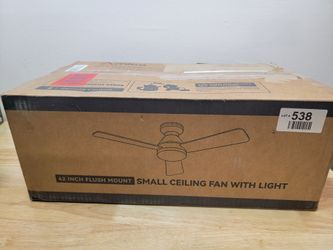 Amico 42-Inch Flush Mount Ceiling Fan with Light