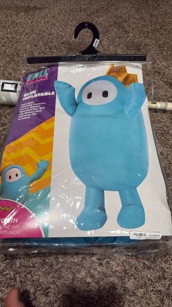 Fall Guys Blue Inflatable Costume Youth