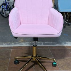 🔥Special Discount 🔥Velvet Desk Chair for Home Office, Modern Adjustable Computer Task Chair Swivel Chair Cute Vanity Chairs with Arm Rest for Bedroo