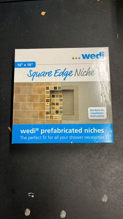 Wedi Ready To Tile Shower Niche, 16x16x4