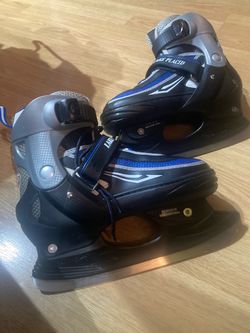Ice Skates adjustable size 2-5, shoe size 2, 3, 4, 5